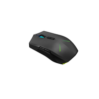Mouse ergonomik Logo kustom OEM, tetikus kontrol teater rumah injeksi ABS + minyak + laser ukiran, tetikus nirkabel kantor komputer