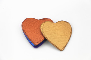 Amazon vente chaude Or Pailleté Carré Sous-verres D'<span class=keywords><strong>ardoise</strong></span> - Product Image 3