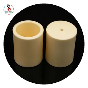 China Manufacturer Aluminum Oxide Ceramic Tube Ceramic Bush Al2O3 Ceramic Ring