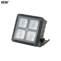 Projecteur LED étanche IP65 4x18W RGBWAUV à batterie, contrôle DMX Wifi APP, pour événements scéniques en extérieur