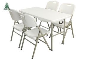 Bán buôn Trung Quốc nóng bán ngoài trời sử dụng hình chữ nhật 6ft nhựa gấp bảng Đảng nhựa bảng - Product Image 5
