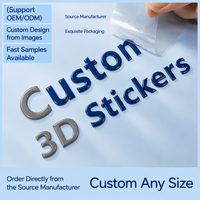 Étiquettes d'expédition personnalisées en PVC transparent UV avec adhésif frontal, autocollants de transfert 3D pour équipements industriels et emballages de produits