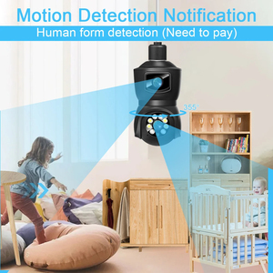 6MP ống kính kép E27 Bóng đèn Wifi PTZ Camera Màn Hình kép tự động theo dõi trong nhà không dây an ninh giám sát V380 Pro IP Camera - Product Image 6