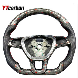 Volante de cuero personalizado YTcarbon para VW Glof 5 <span class=keywords><strong>6</strong></span> 7 MK7 <span class=keywords><strong>Polo</strong></span> <span class=keywords><strong>GTI</strong></span> Passat B8 CC Tiguan Jetta Arteon Variant Vento t-roc Cars - Product Image 3