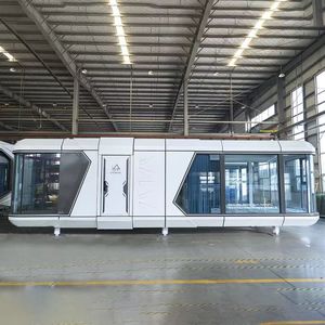 Casa contenedora Nave espacial Cápsula espacial móvil Casa pequeña Hotel Casa de cápsula espacial de dos pisos Casa sin balcón - Product Image 1