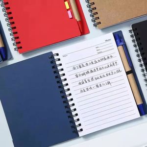 Wholesale Promotional Business Gift Student <b>Notepads</b> with Pen Colorful Sticky Notes Set Notepad Custom Logo Printing Note Pads - Product Image 5