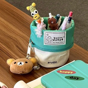 Высококачественный простой вертикальный пенал большой емкости для хранения канцелярских принадлежностей - Product Image 4