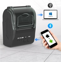 Printer Tiket Thermal Portabel MINI 58mm dengan Kecepatan Tinggi dan Autonomi Luar Biasa Cocok untuk Supermarket dan Toko Swalayan