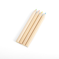 Crayons de couleur à double pointe avec logo personnalisé, 6 couleurs, vente en gros, OEM, ODM, fabricant, fournitures scolaires hexagonales