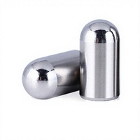 Goupille cylindrique pleine en acier inoxydable, tête ronde, finition brillante, diamètre de la tête 40 mm, styles de filetage M4-M12