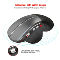 2.4G Draadloze Zijrolmuis Verticale Gaming Muis Voor Gamer 3600 Cpi Ergonomische Muizen Voor Computer Laptop