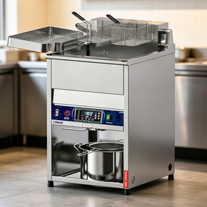 <span class=keywords><strong>Friteuse</strong></span> électrique de luxe de 40 litres pour les filets de poulet et les hamburgers - <span class=keywords><strong>Friteuse</strong></span> électrique haute puissance - Product Image 1
