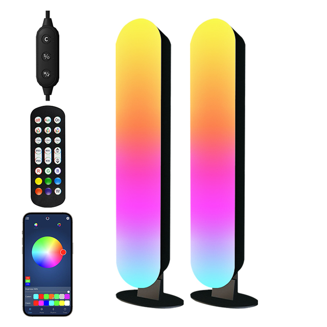 Wholesale TV Backlight Party Gaming Room Music Sync Pickup Rhythm Lighting Colorful RGB LED Smart Light APP Control Ambient Lamp