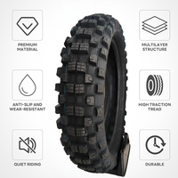 Neumáticos de Motocicleta para Terreno Accidentado 110/100-18 XY1641P, Personalizados de Fábrica, Autolimpiables, para Enduro, Ideales para Selvas Tropicales