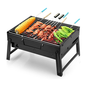 Estufa de Leña Portátil de Acero Inoxidable para Camping, Parrilla para Barbacoa, Mini Parrilla de Carbón Coreana para Exteriores - Product Image 1