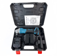 Meuleuse d'angle sans fil professionnelle industrielle 125 mm, mini-polisseuse DIY à batterie 4,0 Ah, interrupteur à gâchette, sans balais