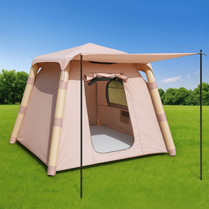 Tente de camping gonflable imperméable facile à installer, 4 poteaux, luxe - Product Image 3