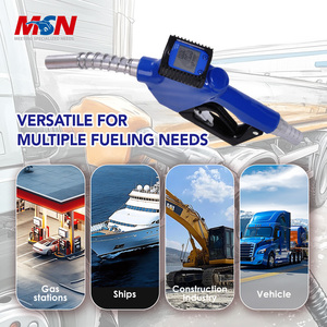 Outil de ravitaillement ergonomique à corps compact MSN, 60 L/min, 1 ou 2 entrées pour types de carburant, buse automatique avec compteur - Product Image 6