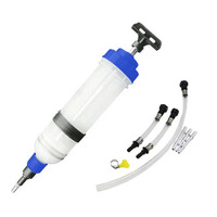 Extracteur d'huile manuel 1,5 L, seringue injecteur double usage, pompe pour transfert d'huile moteur, de liquide de frein et de liquide de transmission automobile