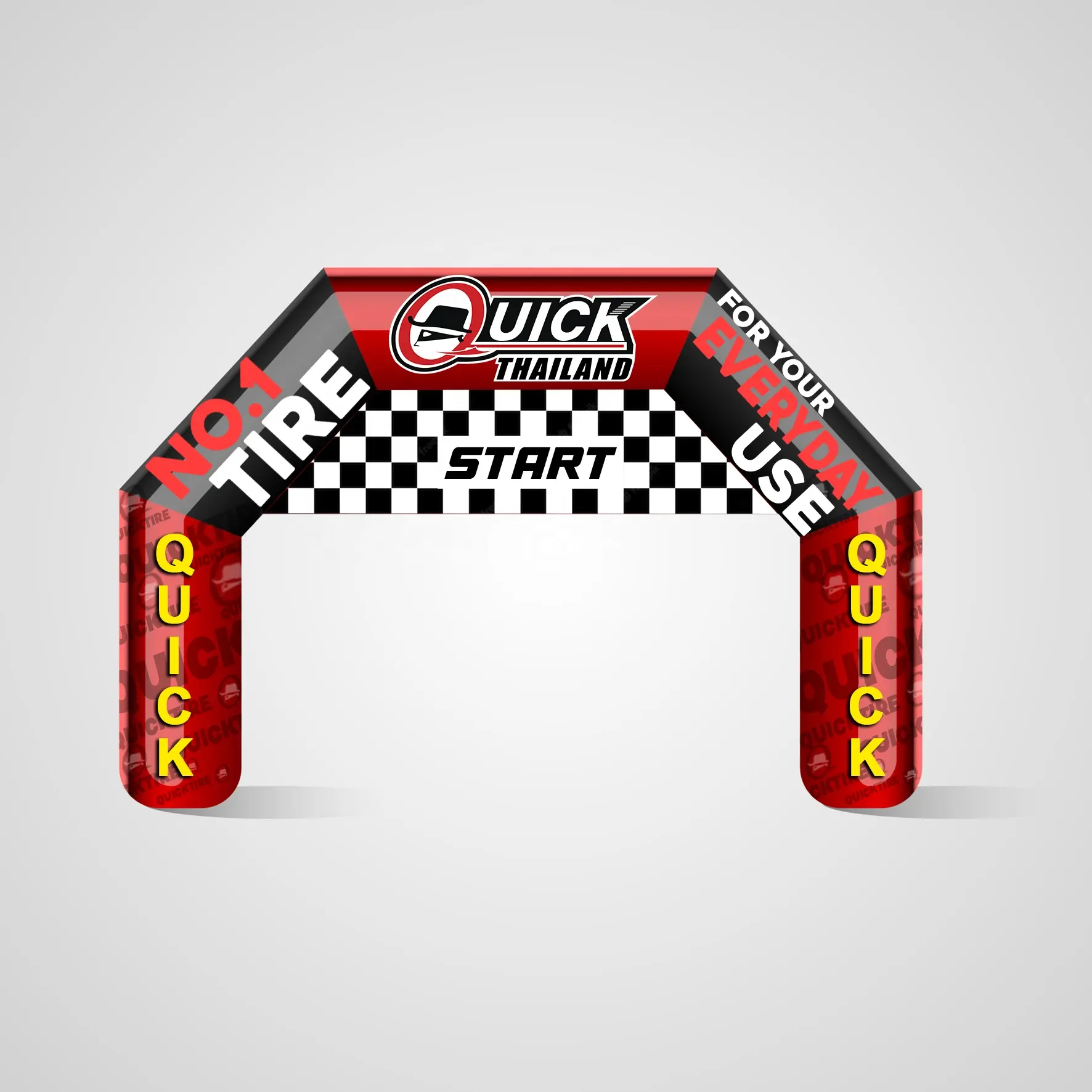 Customized Logo Inflatable Entrance Start Finish Racing Gate Outdoor Inflatable Arches
