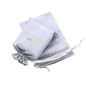 Pochette à bijoux en soie de haute qualité, design d'usine, petit sac cadeau pour bijoux, pour extensions de cheveux - Product Image 2