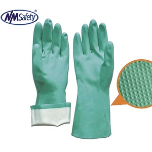 <strong>Chemical</strong> <strong>resistant</strong> <strong>glove</strong> nmsafety en 374 en 388 geen nitrile green for industrial and work - Product Image 1