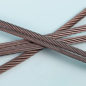 Cable de acero para máquina de tracción, 8mm, 10mm, 12mm, con núcleo de cáñamo, para elevadores de construcción - Product Image 1