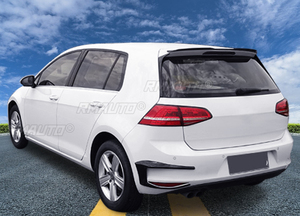 2 pièces pour VW Golf 7 MK7 GTI R GTD R400 2012-2015, séparateur de pare-chocs arrière, canard, garniture de phare antibrouillard, pièces extérieures automobiles - Product Image 5