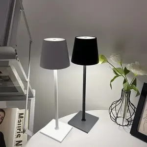 Modern Living Room Indoor Lighting Decoration Rechargeable Cordless Led Table Lamp Touch Control Dinning Table Lamp