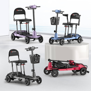 Scooter Ligero de Fibra de Carbono de 12 kg con Motor sin Escobillas de 200 W, Fácil de Plegar, Todoterreno, Conducción Suave, Movilidad PC-T580 Ultra Lig - Product Image 5