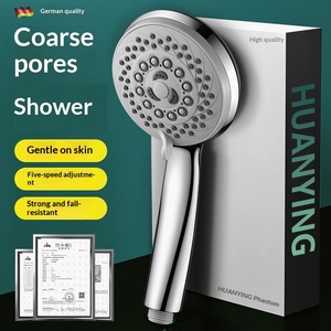Pommeau de Douche à Main Réglable NABING avec Buses en Silicone Autonettoyantes, 5 Modes de Jet, Débit Élevé et Grande Sortie d'Eau - Product Image 2