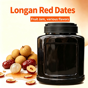Purée de longanes <span class=keywords><strong>et</strong></span> de dattes rouges en gros 1,5 kg |   Topping pour desserts <span class=keywords><strong>au</strong></span> thé <span class=keywords><strong>au</strong></span> lait <span class=keywords><strong>et</strong></span> pâtisseries - Product Image 1