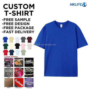 Camiseta de Alta Calidad 100% Algodón, Talla Grande, Personalizable con Impresión, Camiseta Lisa para Hombre, Corte Holgado - Product Image 4