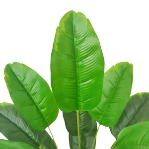 Plantes Vertes Artificielles 18 Feuilles Arbre Artificiel Décoratif Bonsaï Plantes Artificielles Décoratives Presque Naturelles - Product Image 2