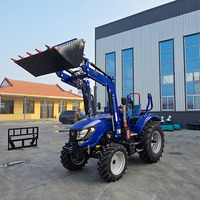 Machinerie agricole 50hp 60hp 70hp 80hp 100hp 120hp Tracteur à roues Motoculteur pour tracteur