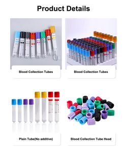 หลอดเก็บเลือดสุญญากาศแบบธรรมดา PET สีม่วง - Product Image 5