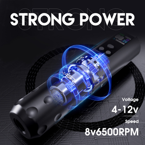 <span class=keywords><strong>Machine</strong></span> à tatouer sans fil Dragonhawk <span class=keywords><strong>Mast</strong></span> Fold 2 <span class=keywords><strong>Pro</strong></span> <span class=keywords><strong>MAST</strong></span>, course réglable 2,4-4,2 mm, autonomie 5-7 heures avec RCA - Product Image 3