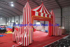 باب محمول مخصص لنادي سيرك قابل للنفخ مدخل نفخ قوس سيرك للزينة - Product Image 6