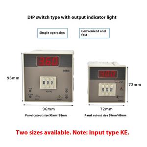 Промышленный терморегулятор 72VD96BD OEM/ODM с цифровым дисплеем, пластиковой ручкой, регулируемым переключателем и сигнализацией высокой температуры - Product Image 5