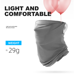WRELS Vente en gros Cache-cou respirant unisexe pour sports d'été en extérieur avec passants pour les oreilles et protection UV - Product Image 3