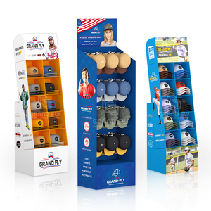 Giá Trưng Bày Mũ Lưỡi Trai Bán Lẻ Tùy Chỉnh Giá Trưng Bày Mũ Bóng Chày Bằng Bìa Cứng Giá Trưng Bày Móc Treo Mũ Bằng Bìa Cứng Trên Sàn Cho Mũ - Product Image 5