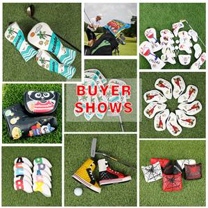 Usine ODM modèle de protection entièrement enveloppé poteaux en bois appropriés anti-rayures résistant à l'usure anti bosse couverture de tête de golf personnalisée - Product Image 4