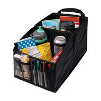 Organisateur de siège de voiture en tissu Oxford transfrontalier, boîte de rangement pour coffre de véhicule, bac de tri pour compartiment arrière, étui de rangement