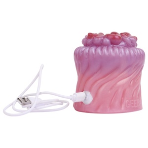 GEEBA Glans Trainer Small Stroker <b>Vibrating</b> Male Masturbator Fantasy Pocket Pussy Glans Stroker Sucker Sex Toys for Men - Product Image 6