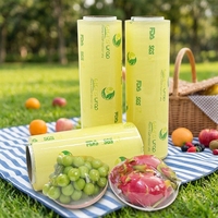 PVC-stretchfolie 300mm 450mm 1500m PVC-clingfolie voor voedselverpakkingen