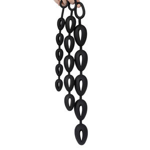 Maschio e femmina Extra Long Large Bead anale Plug have Back anale masturbatore alternativo giocattolo - Product Image 1