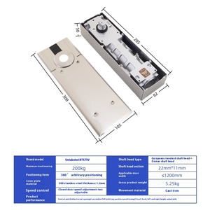 Châu Âu tiêu chuẩn hiện đại Doma đầu bts65v cửa gần hơn cho khách sạn sử dụng cho kính cửa gỗ với bts65 bts75v bts80 phong cách - Product Image 4