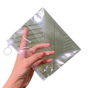 Đơn Giản Trong Suốt PVC Lưu Trữ Bút Chì Trường Hợp Tổ Chức Xách Tay Dây Kéo Túi Công Suất Lớn Thực Tế Cho Vớ - Product Image 5
