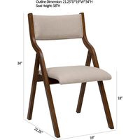 Chaise légère de luxe en bois massif pour hôtel et maison