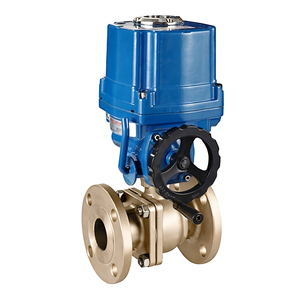 Válvula de Bola Eléctrica a Prueba de Explosiones COVNA de 90 Días, Tipo ON-OFF de 2 y 3 Vías, Válvula de Bola Motorizada con Brida de Acero Inoxidable WCB - Product Image 3